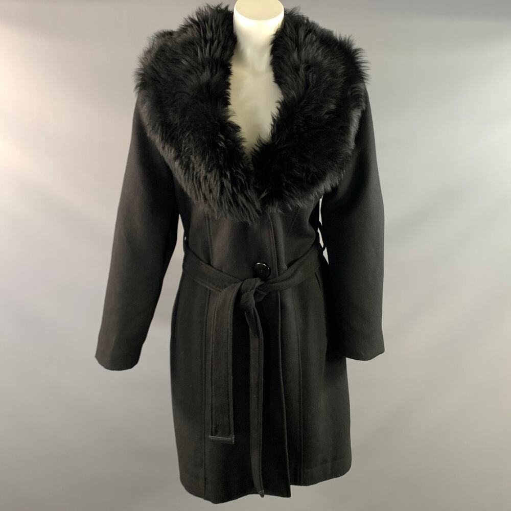 BONZ Size XL Black Overcoat Coat